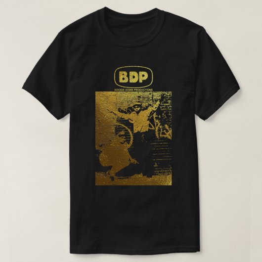 Singer Musician B.D.P.1 Gold T-shirt (Design voorkant)