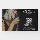 Singer Musician Music Fotopromotie-evenement Spandoek (Horizontaal)