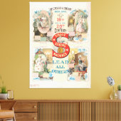 Singer naaimachine advertentie Canvas Afdruk (Insitu (Woonkamer))