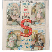  Singer naaimachine advertentie Douchegordijn (Voorkant)