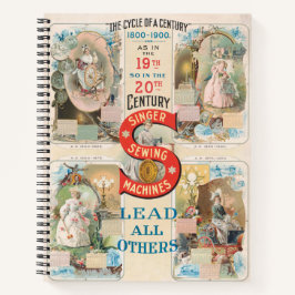 Singer naaimachine advertentie Notitieboek