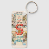  Singer naaimachine advertentie Sleutelhanger (Achterkant)