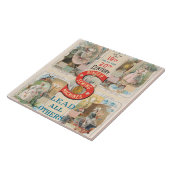  Singer naaimachine advertentie Tegeltje (Zijkant)