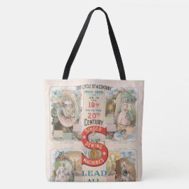  Singer naaimachine advertentie Tote Bag