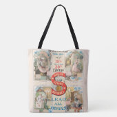 Singer naaimachine advertentie Tote Bag (Achterkant)