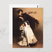 Singer Sargent Briefkaart van danseres (Voorkant / Achterkant)