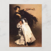 Singer Sargent Briefkaart van danseres (Voorkant)