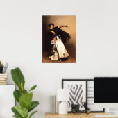 Singer Sargent Poster van danseres (Thuiskantoor)