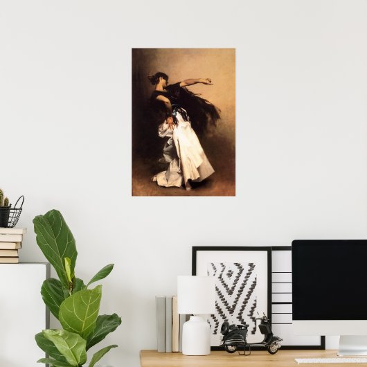 Singer Sargent Poster van danseres (Thuiskantoor)