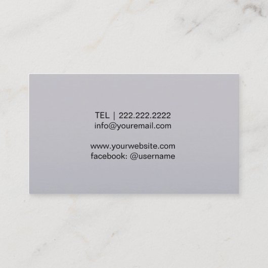 Singer Songwriter Vocalist Voice Teacher Music Visitekaartje (Achterkant)