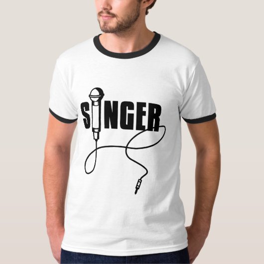 Singer T-shirt (Voorkant)