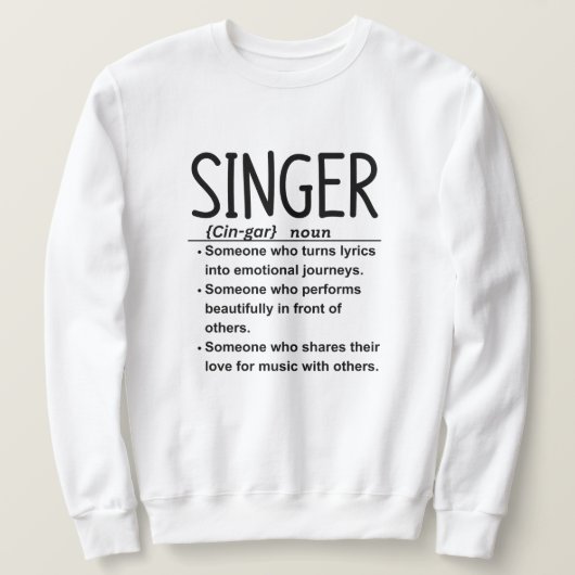 Singer Trui (Design voorkant)