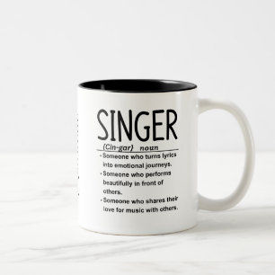Singer Tweekleurige Koffiemok