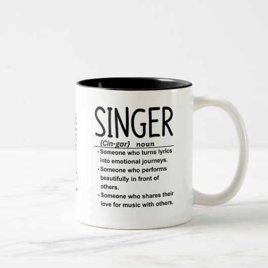 Singer Tweekleurige Koffiemok (Rechts)
