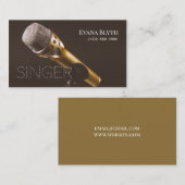 Singer Visitekaartje (Voorkant / Achterkant)