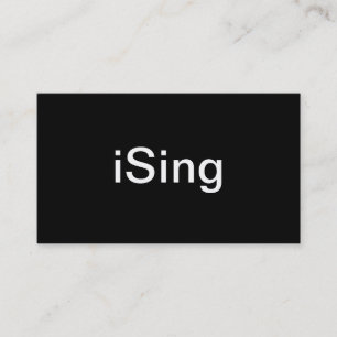 Singer Visitekaartje