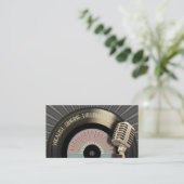 Singer Vocalist Singing Teacher Visitekaartje (Staand voorkant)