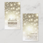 Singer / Vocalist - Slankige gouden enkels Visitekaartje (Voorkant / Achterkant)