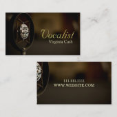 Singer, Vocalist, Solo, Performance Entertainment Visitekaartje (Voorkant / Achterkant)