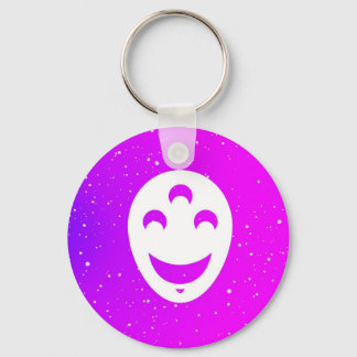 Singers Happy Face Sleutelhanger