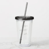 Singers Straw Tumbler Acryl Drinkbeker (Achterkant)