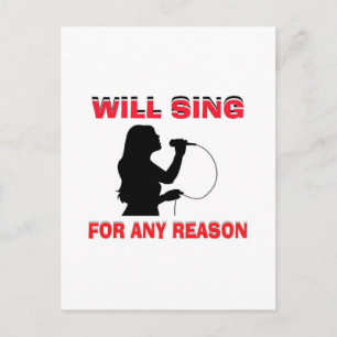SINGGIRL BRIEFKAART