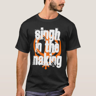 Singh in the Making, Black - Gepersonaliseerd T-shirt