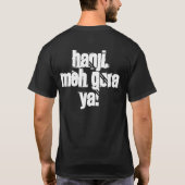 Singh in the Making, Black - Gepersonaliseerd T-shirt (Achterkant)