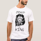Singh is King Tshirt (Voorkant)