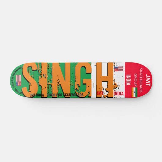 SINGH JMT INDIA 7 3/4" Skateboard Deck (Horizontaal)