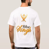 Singh Sher T-shirt (Achterkant)