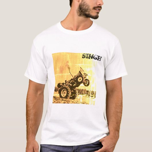 Singh Tractor-Shirt T-shirt (Voorkant)