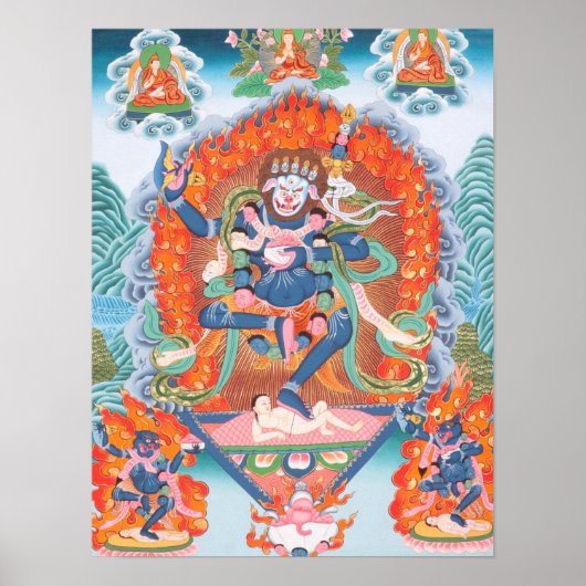 Singhamukha Dakini Poster (Voorkant)