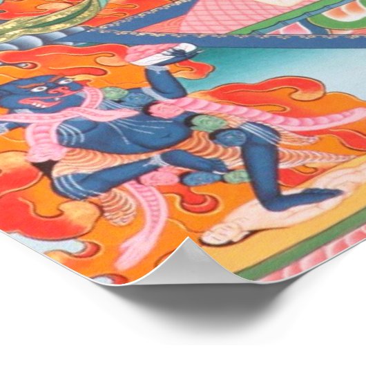 Singhamukha Dakini Poster (Hoek)