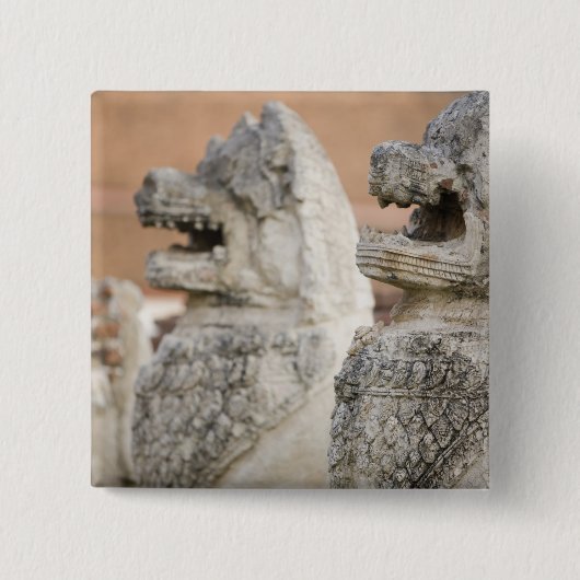 Singhat Wat Thammikarat 2 Vierkante Button 5,1 Cm (Voorkant)