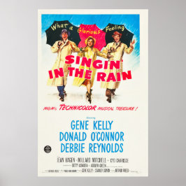  Singin' In De Regen Musical Comedy Film Poster