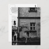 Singin' in het Briefkaart van de Regen, met de Tek (Voorkant / Achterkant)