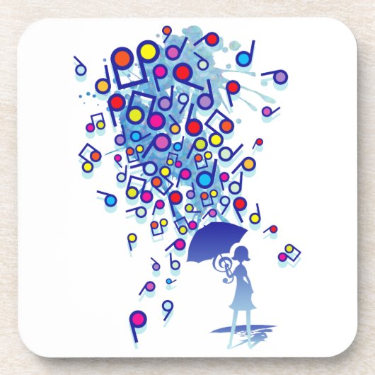 Singin in' in de regen bier onderzetter (Voorkant)