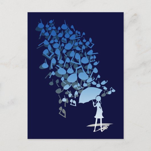 Singin in' in de regen briefkaart (Voorkant)