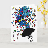 Singin in' in de regen kaart (Gele Bloem)