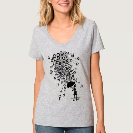 Singin in' in de regen t-shirt (Voorkant)