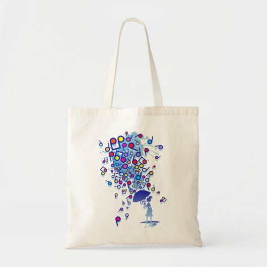 Singin in' in de regen tote bag (Voorkant)