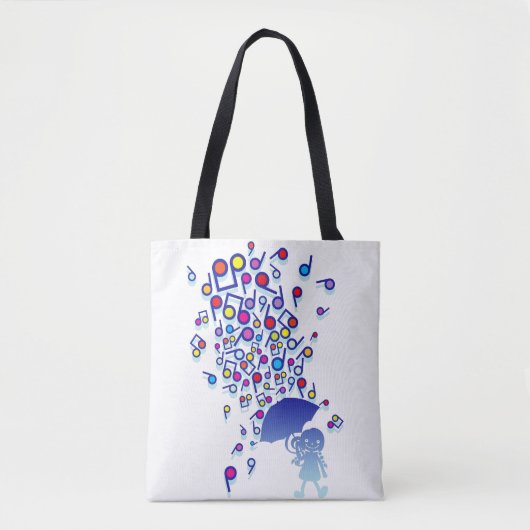Singin in' in de regen tote bag (Voorkant)