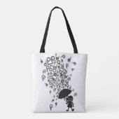 Singin in' in de regen tote bag (Achterkant)