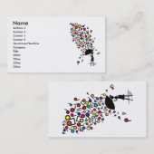 Singin in' in de regen visitekaartje (Voorkant / Achterkant)