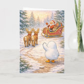 Singing all the way...Merry Christmas Kaart (Achterkant)