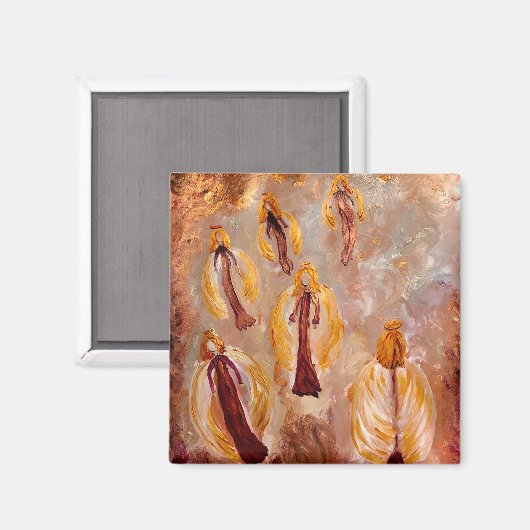 Singing Angel Magnet (Voorkant / Achterkant)