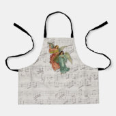 Singing Angels - Victoriaans muziekblad Religieuze Schort (Voorkant)