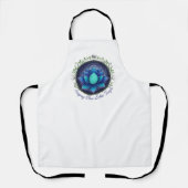 Singing Blue Lotus Temple Apron Schort (Voorkant)