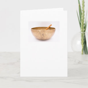 Singing Bowl Wenskaart Kaart